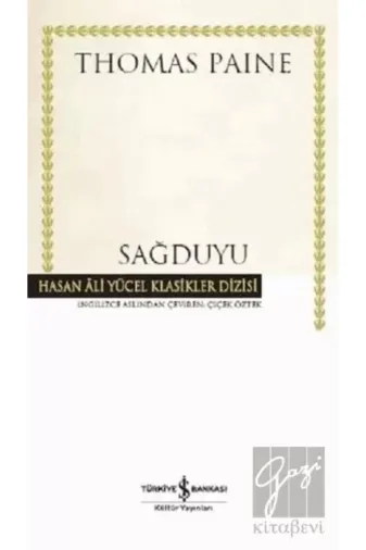 TÜRKİYE İŞ BANKASI KÜLTÜR YAYINLARI 9786052958995120 Sağduyu