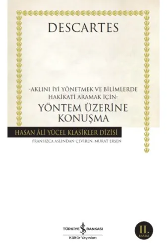 TÜRKİYE İŞ BANKASI KÜLTÜR YAYINLARI TYC00026911647 Yöntem Üzerine Konuşma