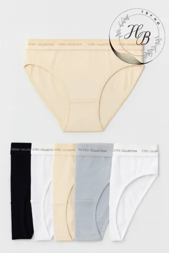 Tutku PRA-12719030-9459 Kadin 12Li Rahat Kalip Sof Renkli Perla Bikini