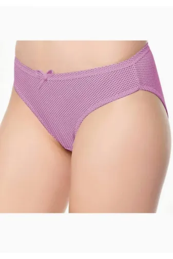Tutku S-KM-33229 Küçük Puantiyeli Pembe Kadın Slip Külot Yeni Sezon (6 Adet Ekonomik Paket)