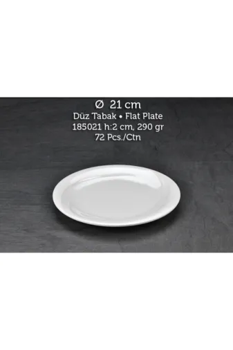 Tuva Therm 053-04-185021 Melamin Wings Düz Tabak 21 Cm 6 Adet