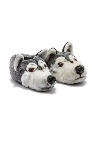 Twigy GG0500 Siberia Erkek Hayvanlı Panduf Gri 41/46