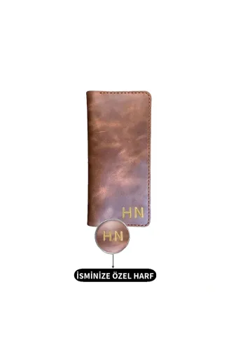 twingold TWG-10302 Kişiye Özel %100 Deri Rainbow Uzun Çıtçıtlı Cüzdan