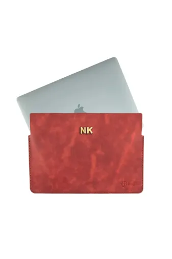 twingold TWGMACKLF İsminize Özel Macbook Kılıfı Kırmızı 11"