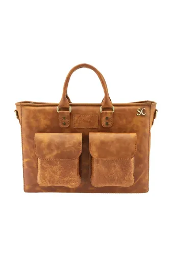 twingold TWGR105 Evrak / Laptop Çantası - Camel