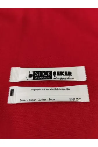 TYBPSXYJZPVYDMTG62 Stick Şeker 3 Gr 1000 Adet Kolide "vatan "