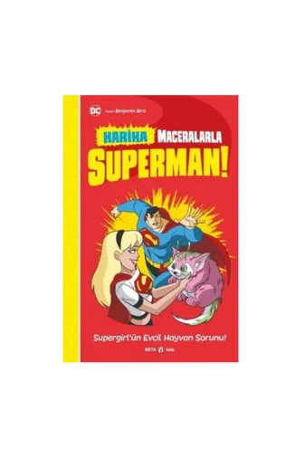 U376359 Süperman Supergirl'ün Evcil Hayvan Sorunu Kitabı - Bird - Beta Kids