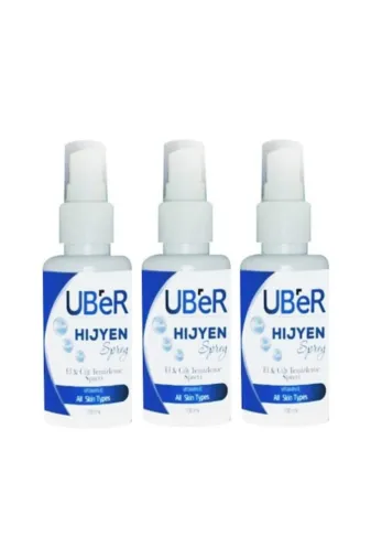 Uber 8688880990112 Hijyen Sprey El Ve Cilt Temizleme Spreyi 100 Ml - Antiseptik Özellik X 3 Adet