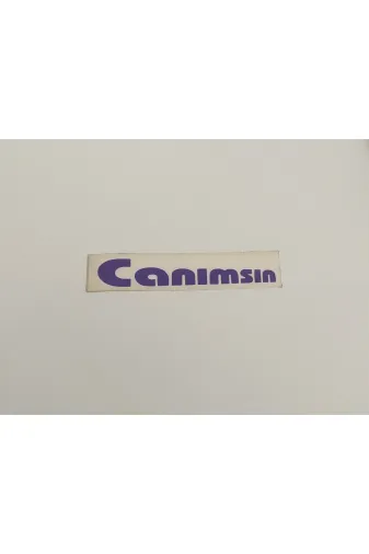 Üçel 601666 “Canimsin” Yapişkanli Araç Sticker Yazi-Araç Arkasi Yazi-Oto Cam Etiket Sticker Yazi