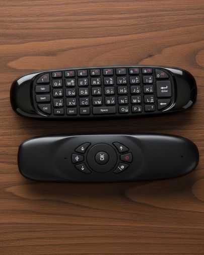 UCUZTEKNO 119921847 Çift Taraflı Hava Mouse Kablosuz Klavye Ve Uzaktan Kumanda