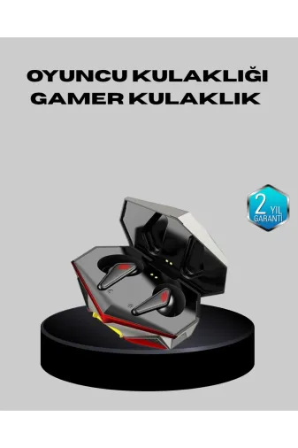 UCUZTEKNO TYC044C61C030F556ADACFB05 Bluetooth 5.0 Kablosuz Kulaklık Led Işıklı Silikonlu Tasarımlı
