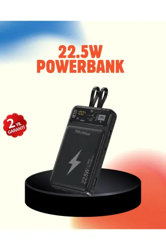 UCUZTEKNO TYC69427ED6C343E82BF5C500 Trendlia Mobil Powerbank 22.5W Pd Destekli Hızlı Şarj
