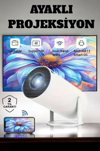 UCUZTEKNO TYCB4EBB1F736CEB4012C2609 Trendlia 130 İnç Geniş Ekran Ve 4K Destekli Full Hd Projeksiyon