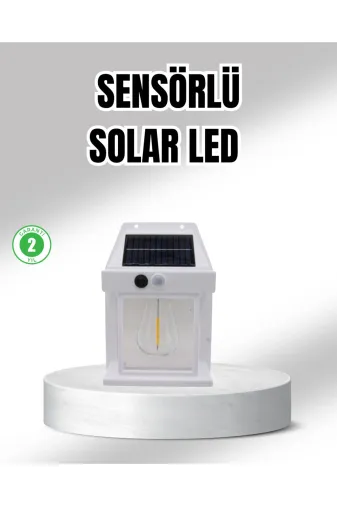 UCUZTEKNO TYCE07B37455D1D56B089A610 Trendlia Güneş Enerjili Dış Mekan Sensörlü Duvar Lambası Ip65 Su Geçirmez