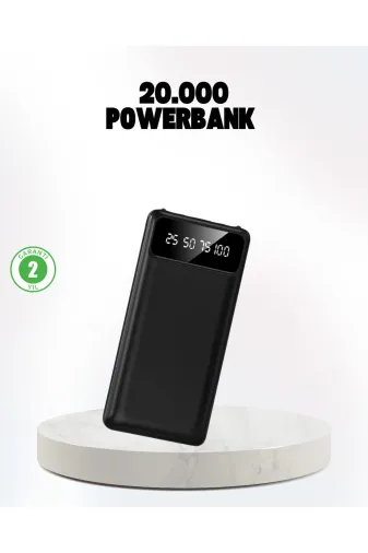 UCUZTEKNO TYCFB65731553B5074B382B00 Trendlia Çoklu Güvenlik Korumalı 20.000 Mah Powerbank Fener Özellikli