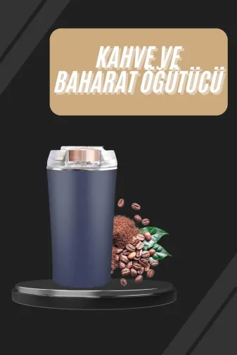 UCUZTEKNO TYCVJ1YNRN177644269262894 Preminyum Dayanıklı Paslanmaz Çelik Kolay Kullanım Kahve Ve Baharat Öğütücü