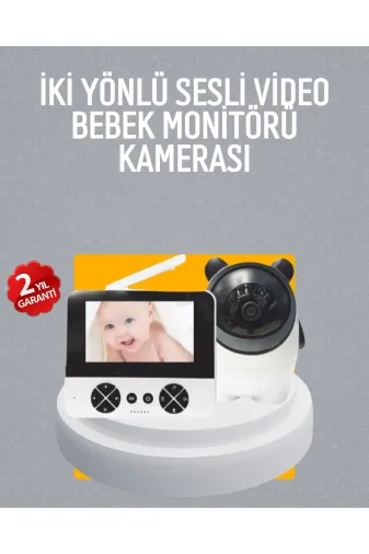 UCUZTEKNO UCZZZC5XBEBEKKAMERA-2 Trendlia Görüntülü Bebek Monitörü 4.3 İnç Ekran Ve Sesli İletişim