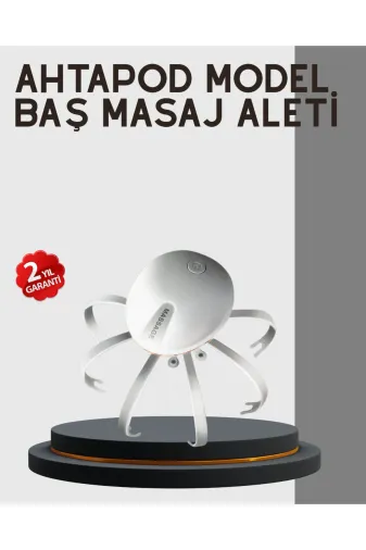 UCUZTEKNO UCZZZMD877KAFAMASAJ-4 Kafa Derisi Masaj Aleti Usb-C Şarjlı Rahatlatıcı Ve Canlandırıcı Masaj