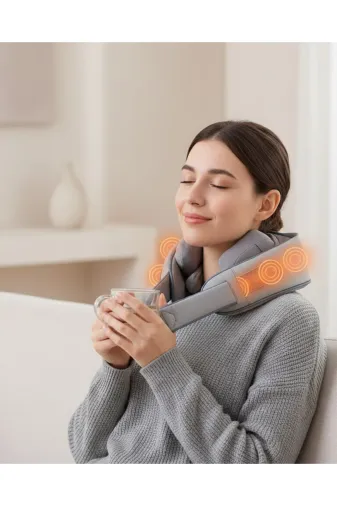 UCUZTEKNO UCZZZVNB01MASAJALETİ-6 1800Mah Pil Kapasiteli Boyun Masaj Aleti