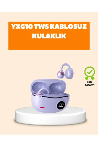 UCUZTEKNO UCZZZYXG10KÜPEKULAKLIK-2 Yxg10 Klipsli Açık Kulaklık – Spor İçin Uygun, Aptx Ses, Ergonomik Yapı
