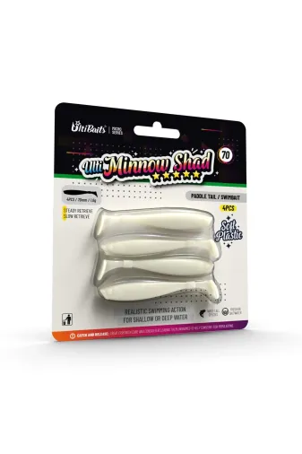 ultibaits UltiBaits Minnow Shad Minnow Shad Silikon Yem 70Mm 1,6Gr 4 Adet