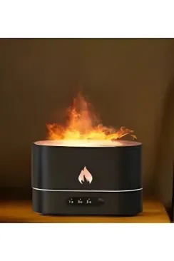 Ultrasonic Hava Nemlendirici Siyah Alev Görünümlü