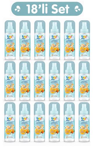 Uni Baby Bebek Kolonyası 150ML Nemlendiricili - Tatlı Esintiler (18 Li Set)