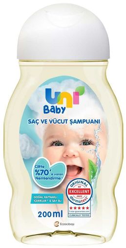 Uni Baby Bebek Saç ve Vücut Şampuanı 200ML Klasik