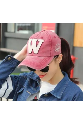 Unisex Eskitme W Ayarlanabilir Beyzbol Şapka Baseball Şapka