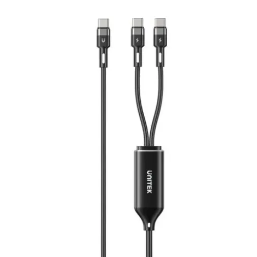 Unitek 2'si 1 Arada Type-C Hızlı Şarj Kablosu 1.8m