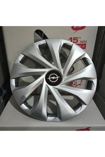 Universal 038392822 Opel Corsa / Astra/ Vectra/ Kadett/ Tigra 13 Inç Jant Kapağı 4'lü Takım Amblem Hediyeli