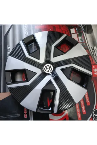 Universal 2826282782732 Volkswagen Bora Uyumlu 15 Inç Jant Kapağı 4'lü Takım Amblem Hediyeli