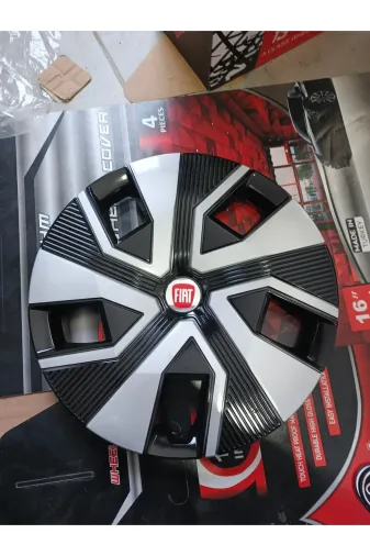 Universal 282682628262 Fiat Egea Uyumlu 15 Inç Jant Kapağı 4'lü Takım Amblem Hediyeli
