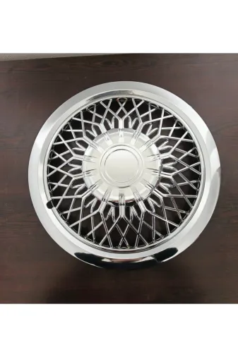Universal 2837387383 16"inç Ford Transit Uyumlu 1.sınıf Kalite Krom Kaplama Telli Jant Kapağı 4'lü Takım