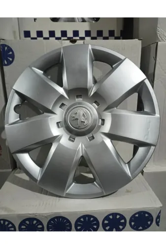Universal 2947293892373 Peugeot 301 / 306 / 307 / 308 / 208 / Partner / Bipper Uyumlu 15 Inç Jant Kapağı 4'lü Takım