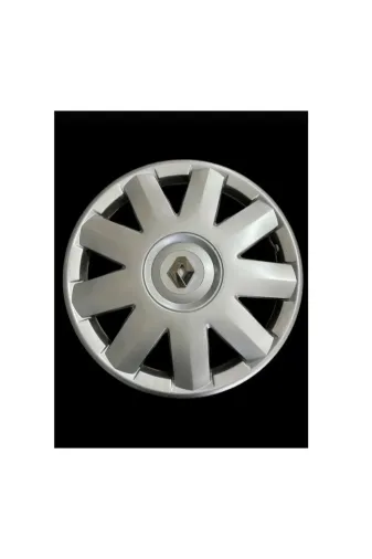 Universal 3947292719739182 Renault Alize / Clio / Symbol / Megane Uyumlu 14 Inç Jant Kapağı 4'lü Takım Amblem Hediyeli