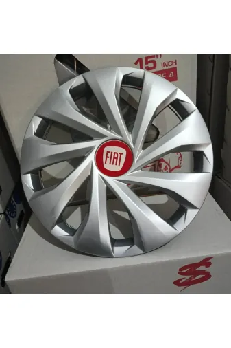 Universal 49739237922 Fiat Palio / Siena / Uno / Tipo / Panda 13 Inç Uyumlu Jant Kapağı 4'lü Takım Amblem Hediyeli
