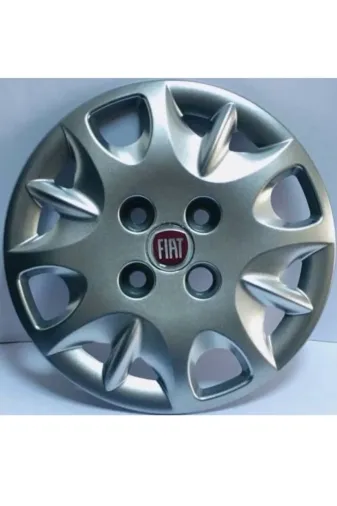 Universal q1836819 13"inç Fiat Palio Uyumlu Jant Kapağı 4'lü Takım Amblem Hediyeli