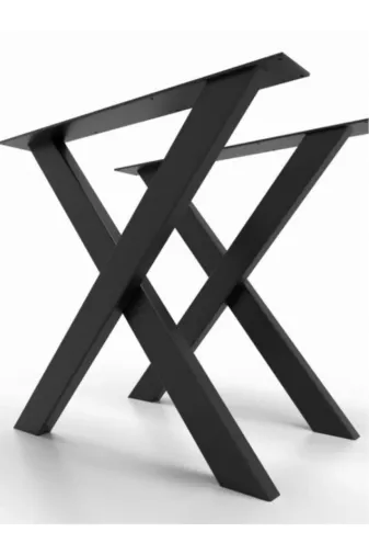 Universal ŞKM002 Metal X Ayak Çalışma Ve Yemek Masası Ayağı 2 Adet Bir Takım Ürünü