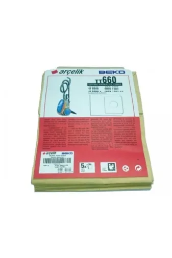 Universal YDP98567 Spg7041 Süpürge Kağıt Torba Arçelik-Beko Tt660 5'li