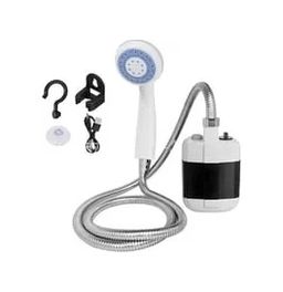 ureticiniz TrLat0RT005K-381-BLNCC Taşınabilir Şarjlı Seyyar Duş Seti Pompa - Hortum - Duş Başlığı Çok Renkli