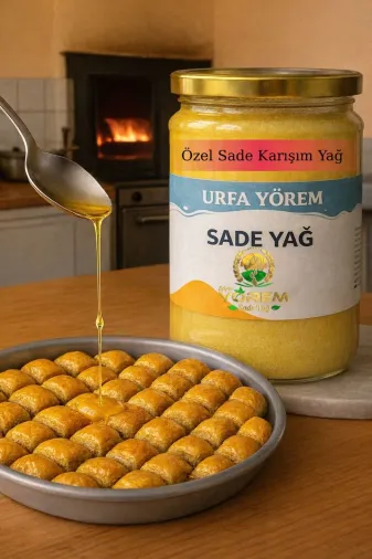 URFA YÖREM 111 Özel Sade Yağ (Ghee) Sari Yağ Tereyaği Laktozsuz Kazeinsiz Doğal Yağ Sade Yag Sari Yag Tereyagi 1 Kğ