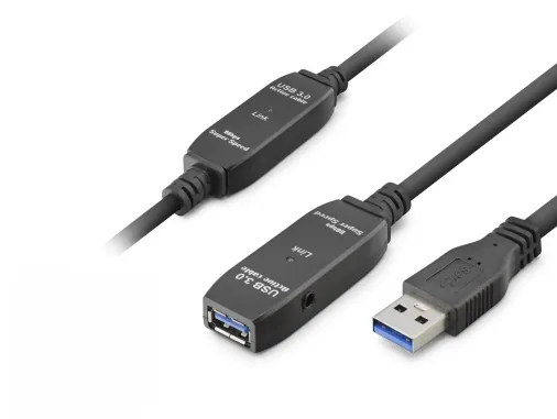 Usb 3.0 Active Repeater Uzatma Kablosu 10 M Siyah HDX7562