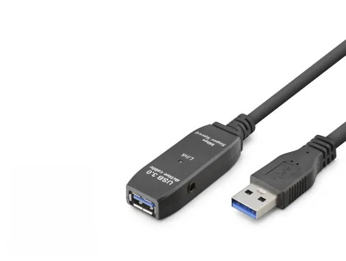 Usb 3.0 Active Repeater Uzatma Kablosu 5 M Siyah HDX7561