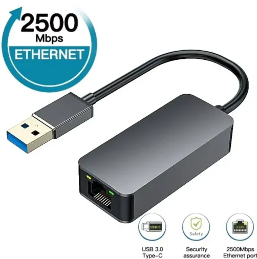Usb 3.2 Gen1 2.5G Ethernet Çevirici ZR622