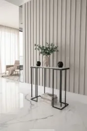 Usta Mekan Usta Metal Ayaklı Dresuar Beyaz Tabla Beyaz - Siyah