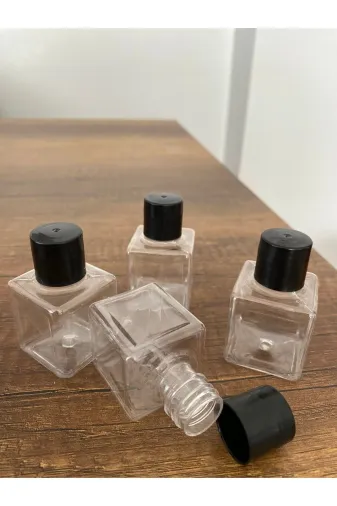 uygarsarı UYSB-7007 100 Adet Us-7 Kapaklı Boş Şişe 35 Ml Dekoratif Şampuan Şişesi