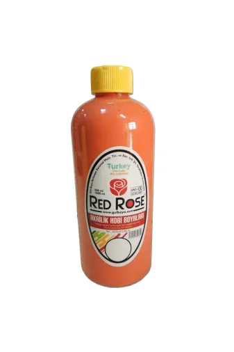 UygunBulduk UB-AKRLK-BYA-500ML Turuncu Renk Akrilik Hobi Boyası - 10 Farklı Renk Seçenekli 500Ml