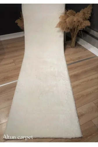 uytrhexd6juınjk Altuncarpet Yatak Odası  Kırem Kesme 150*55 Jel Kaymaz Post Pelüş Halı Tüm Ölçüler Mevcüttür