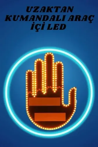 Uzaktan Kumandalı Pilli Led Işık 3 Adet Aa Pil İle